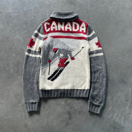 Vintage Cowichan Canada Ski Sweater Size XS/S