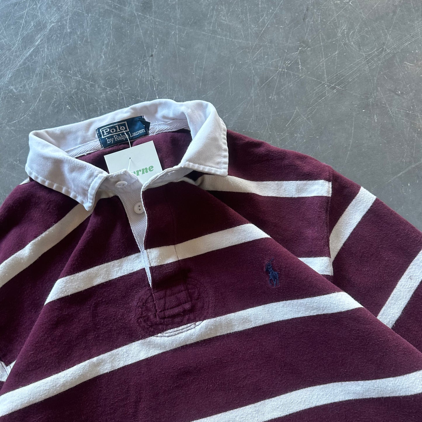 Vintage Ralph Lauren Rugby Shirt Size Large