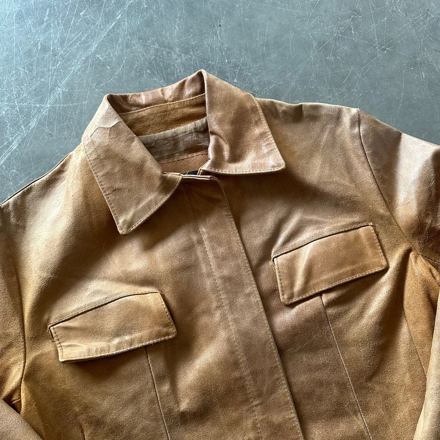 Vintage Leather Jacket Size S/M