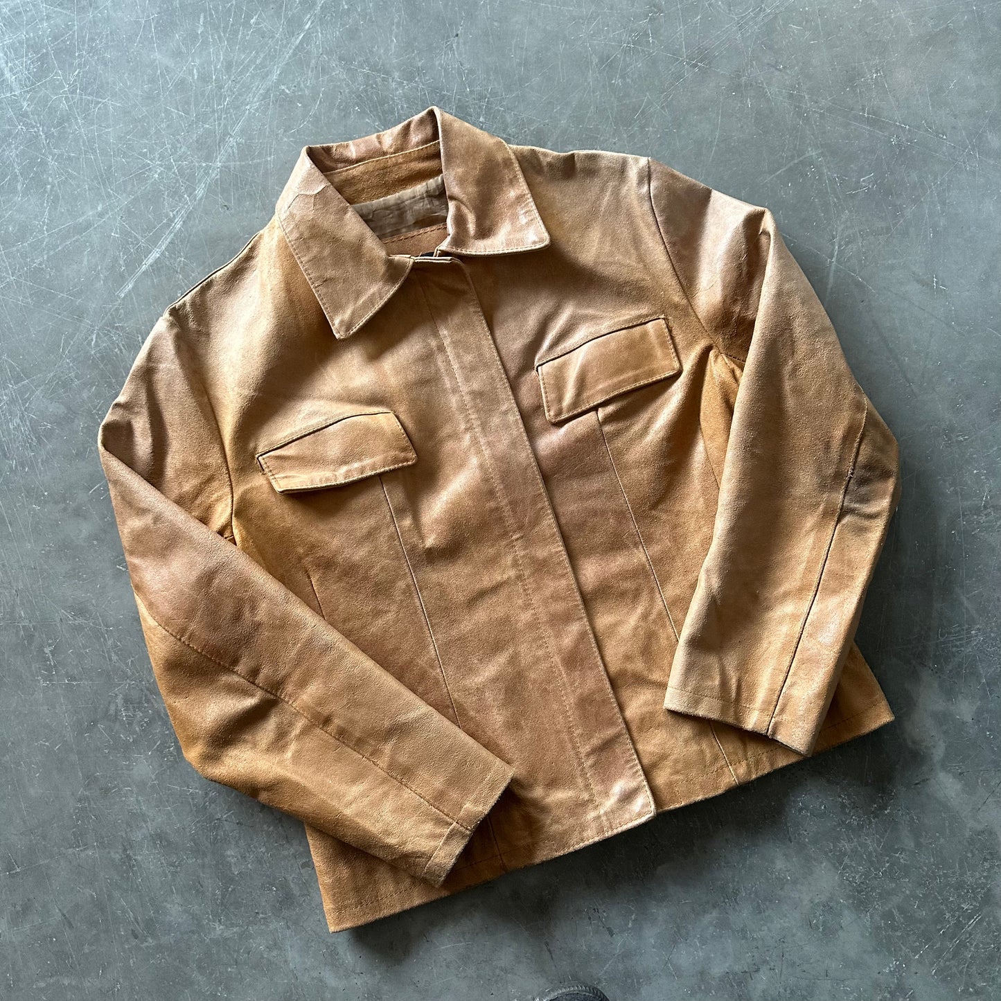 Vintage Leather Jacket Size S/M