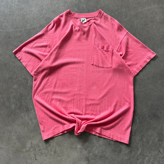 Vintage 90's Blank Pocket Tee Size XL