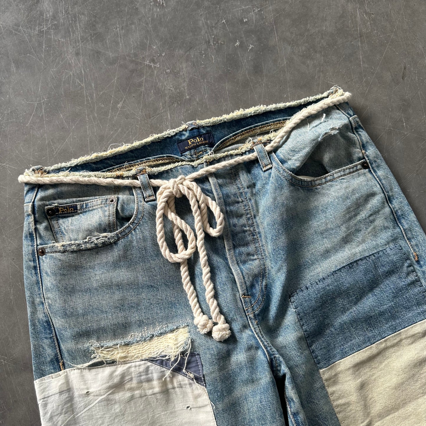 90's Ralph Lauren Patchwork Denim UK8/10