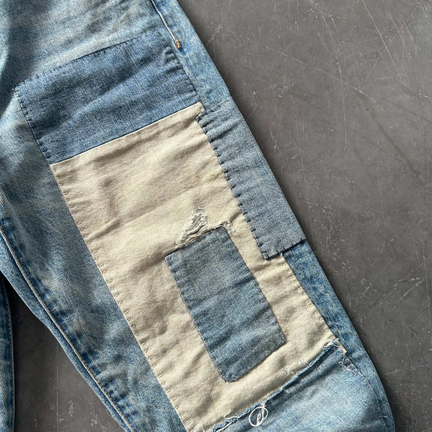 90's Ralph Lauren Patchwork Denim UK8/10