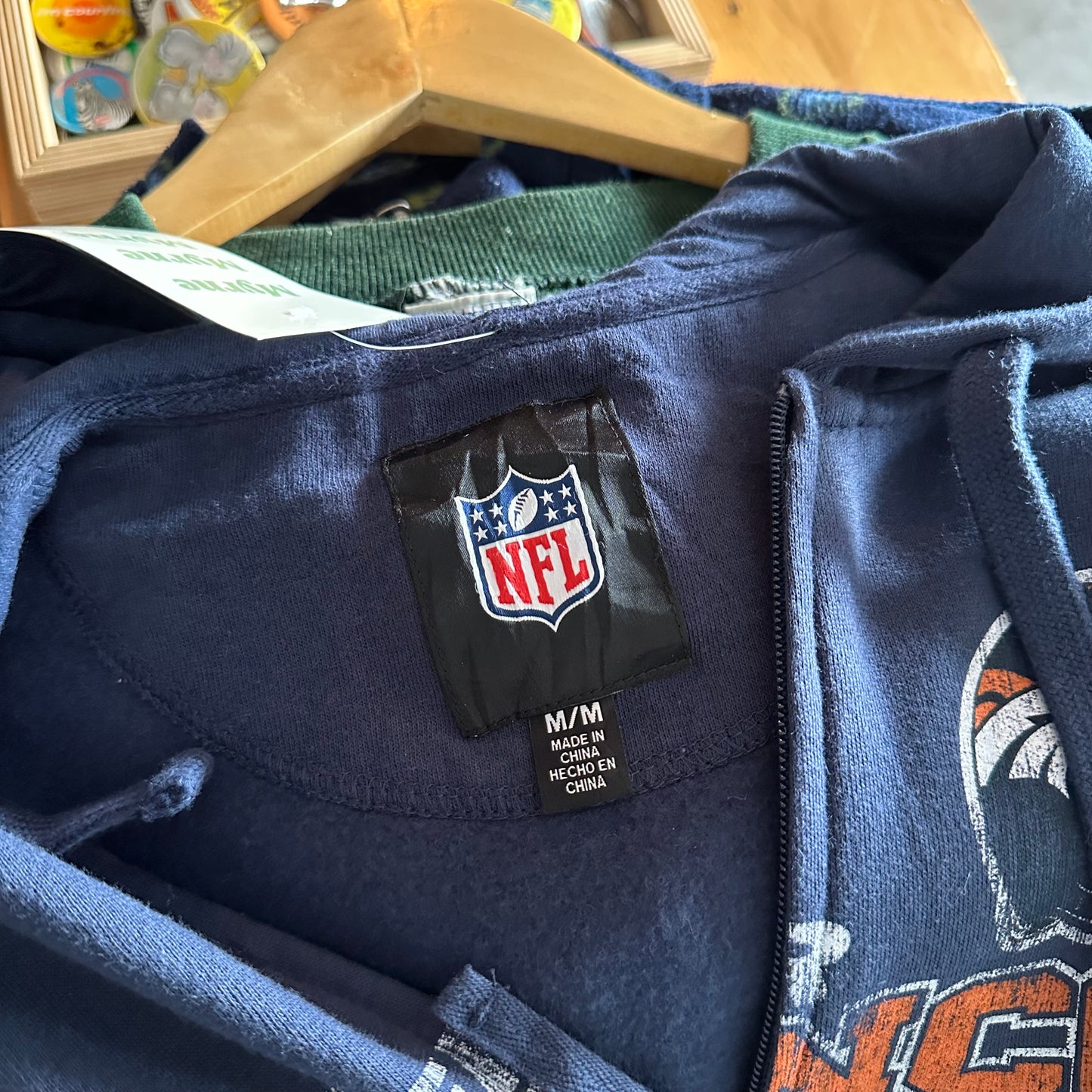 Vintage Broncos Zip-Up Size S/M