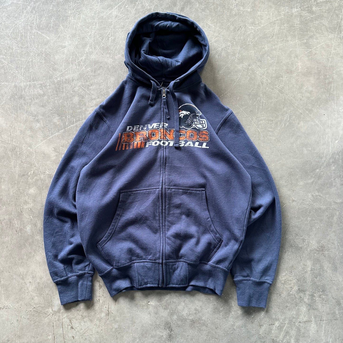 Vintage Broncos Zip-Up Size S/M