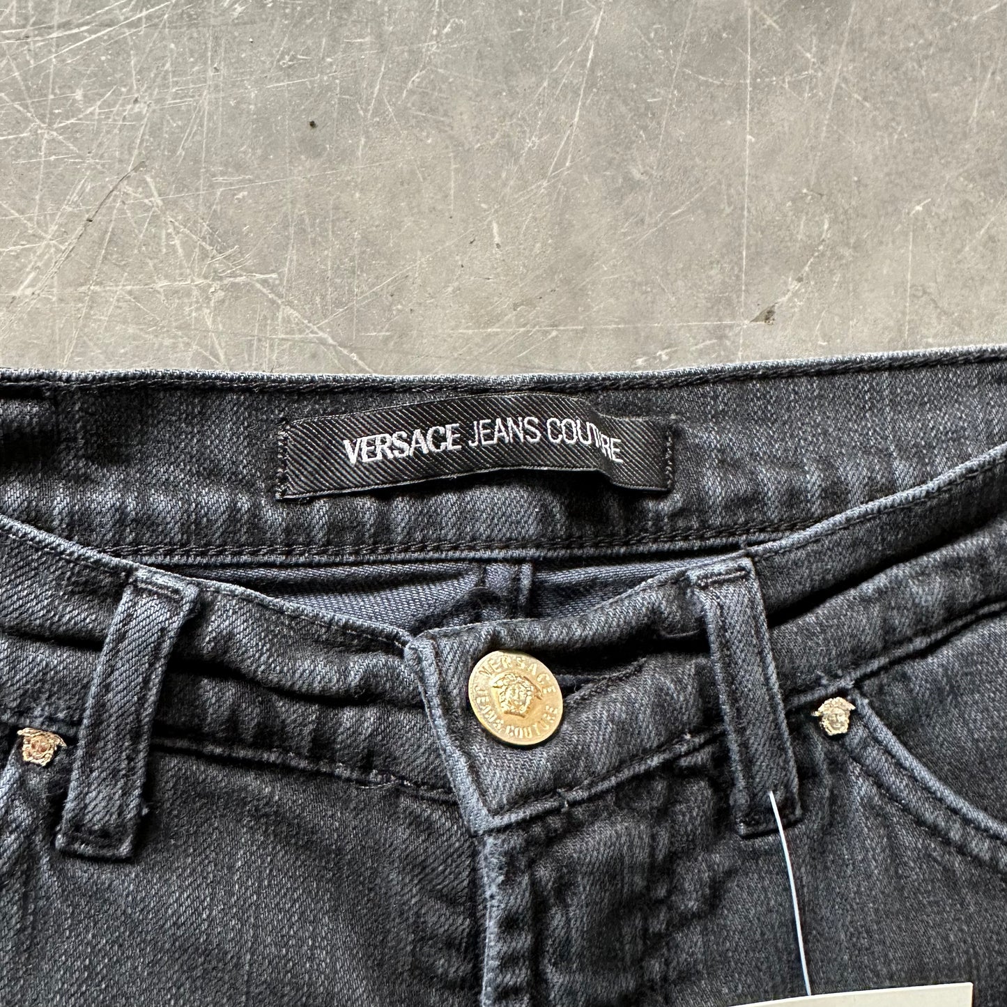 Vintage Versace Couture Denim UK 8